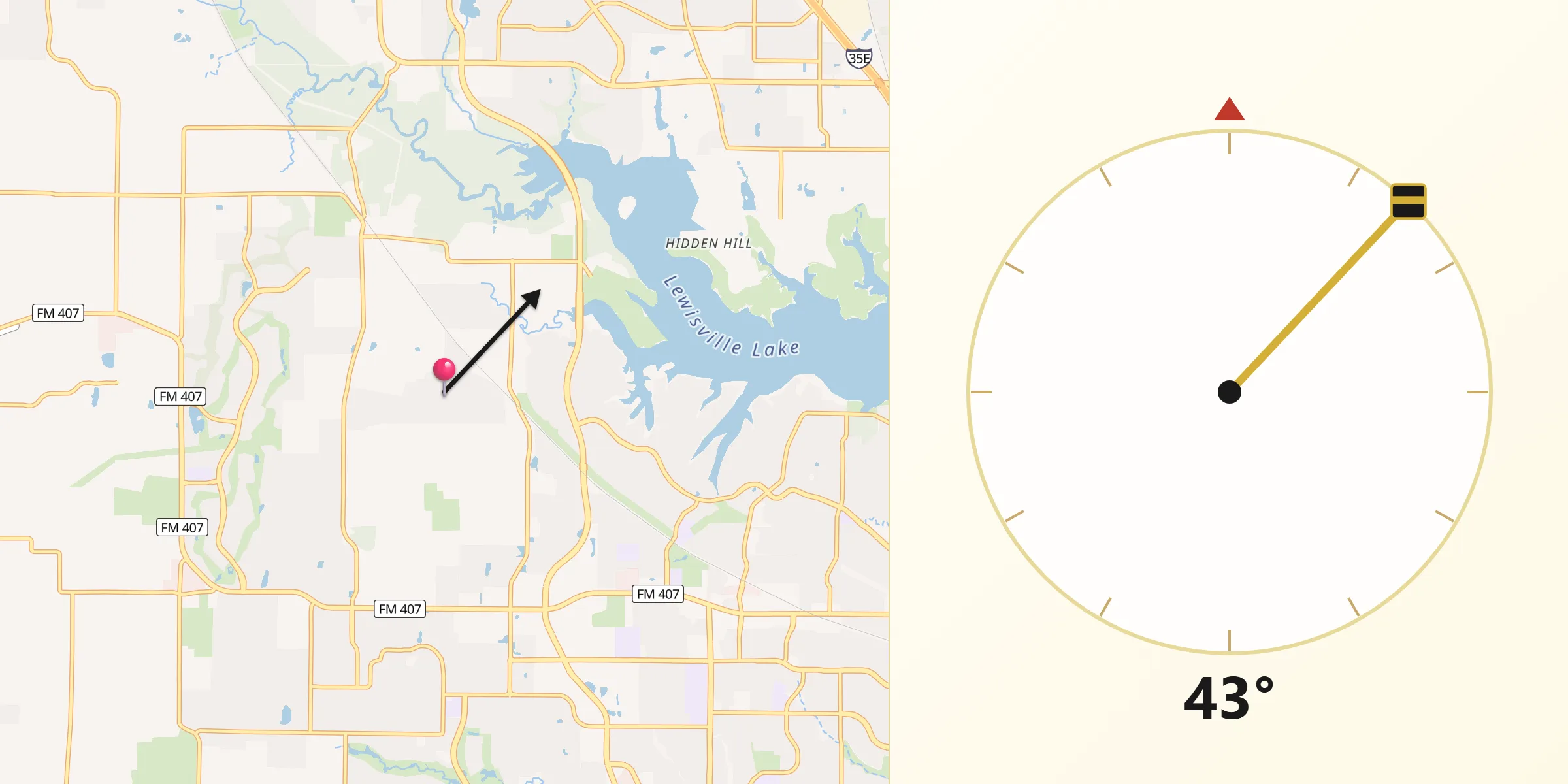Qibla Direction from Copper Canyon