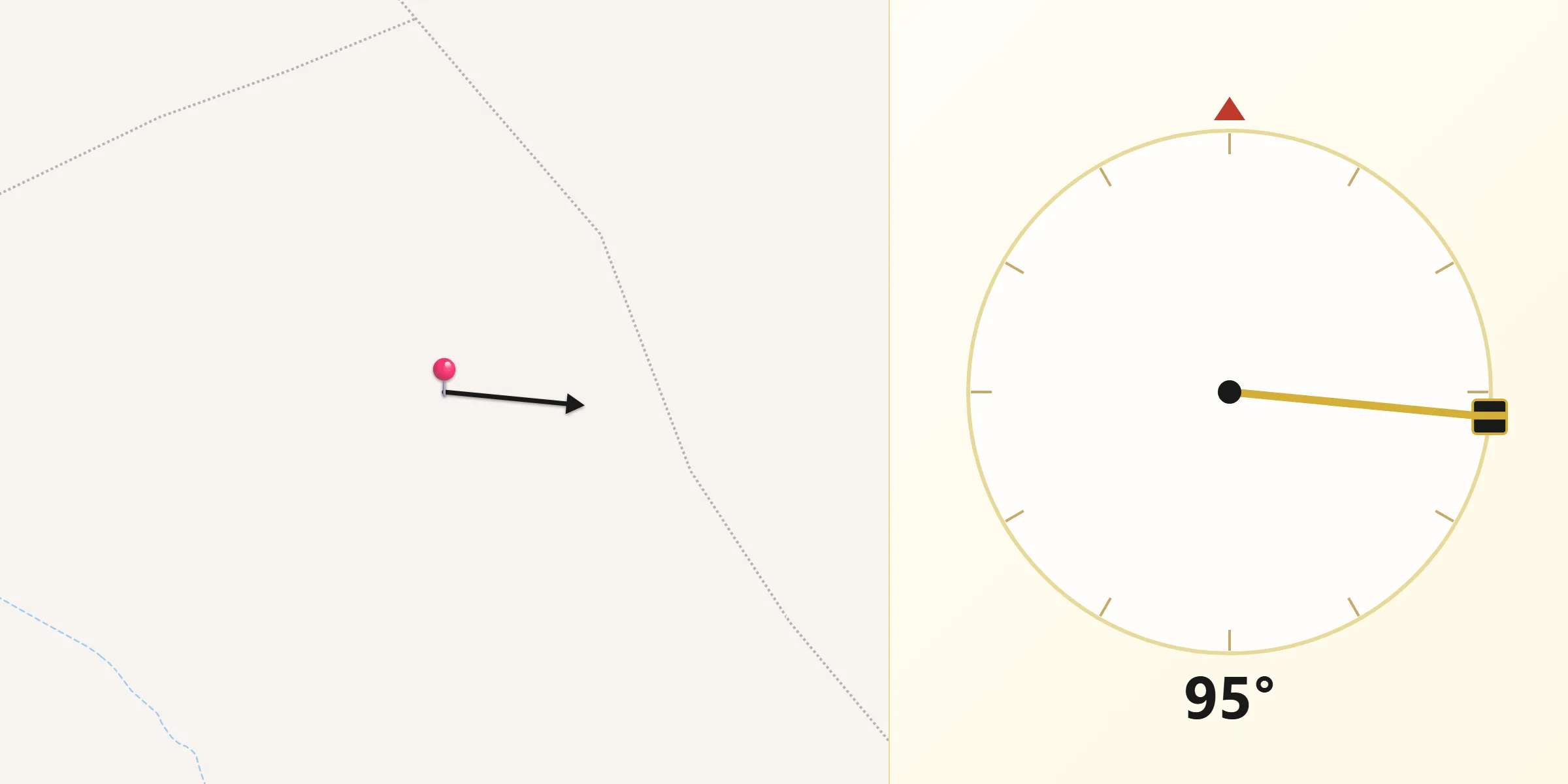 اتجاه القبلة من بولمان
