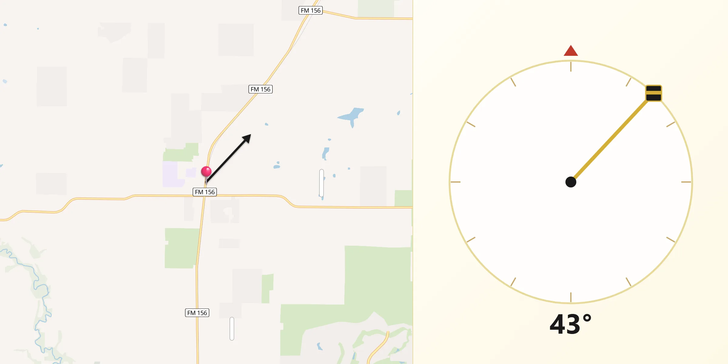 Qibla Direction from Ponder