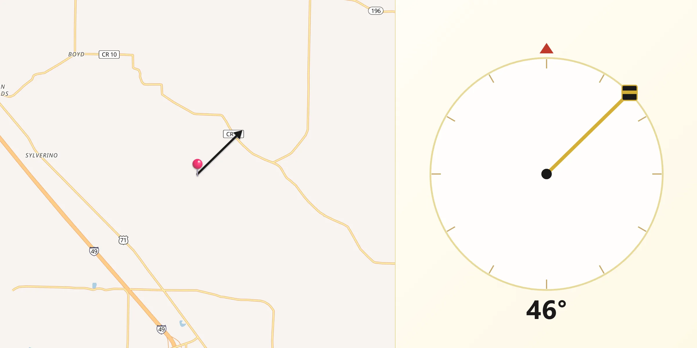 Qibla Direction from Miller