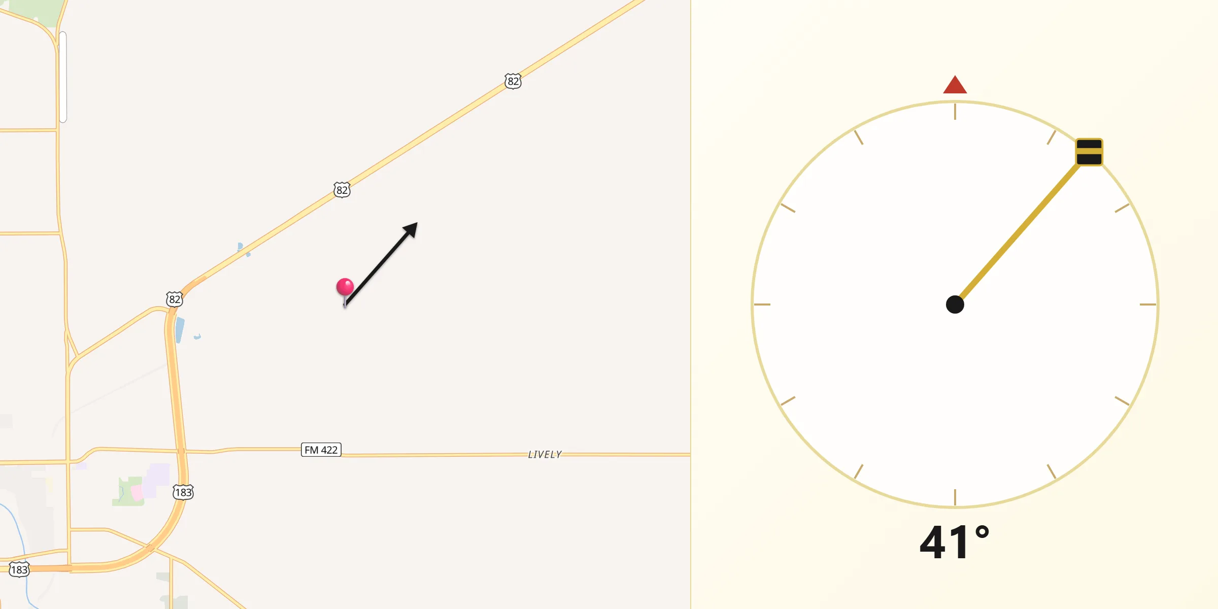 Qibla Direction from Baylor
