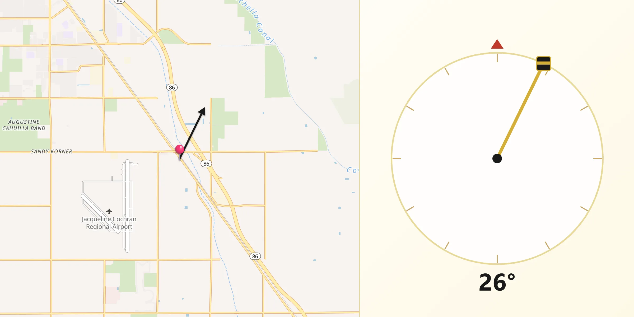 Qibla Direction from Thermal