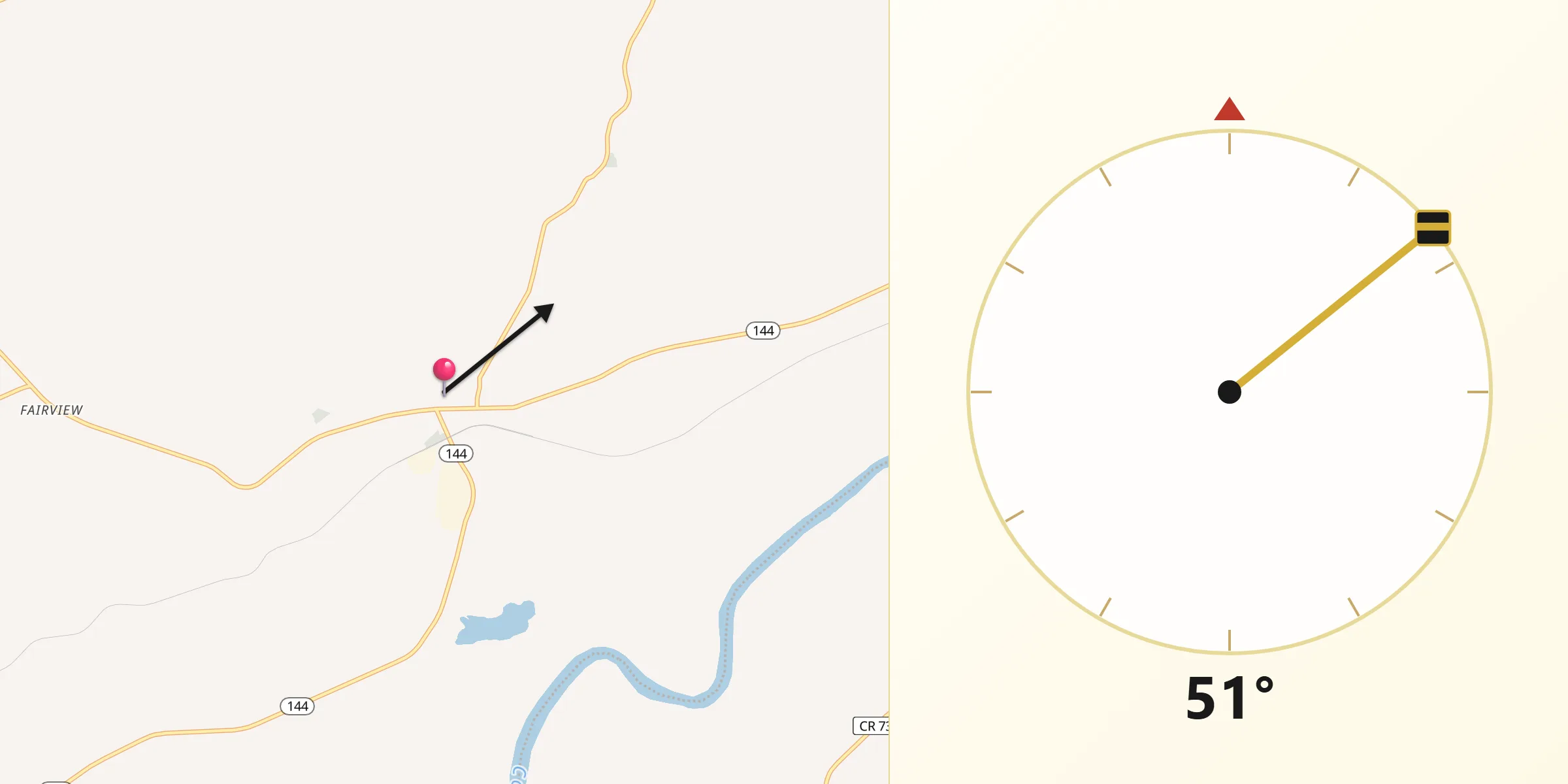 Qibla Direction from Ragland