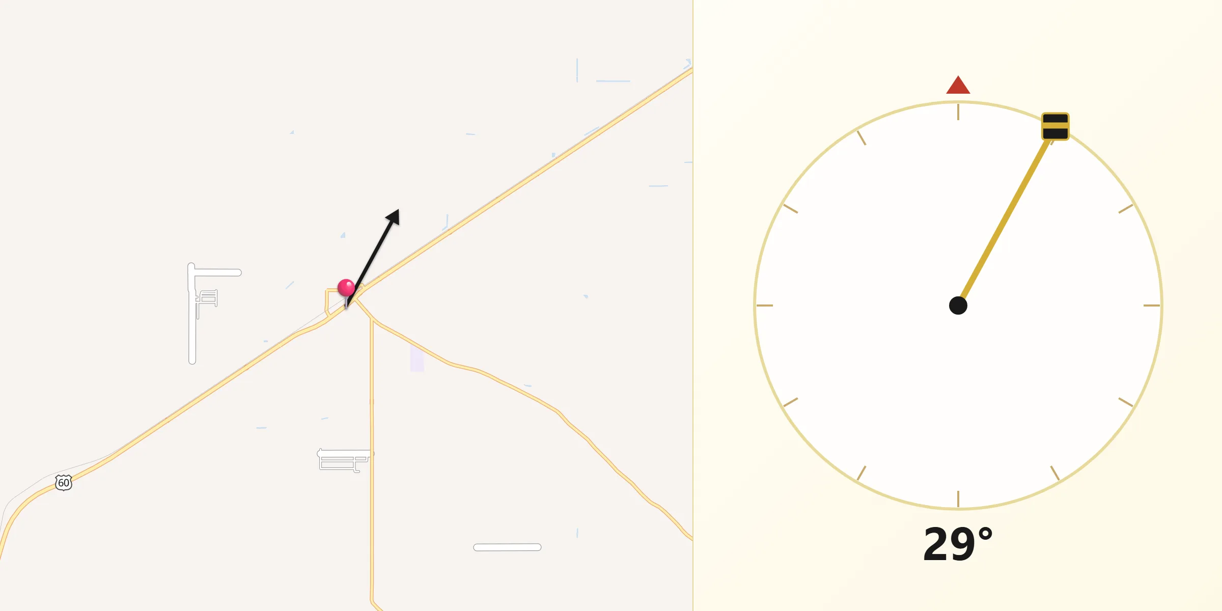 Qibla Direction from Salome