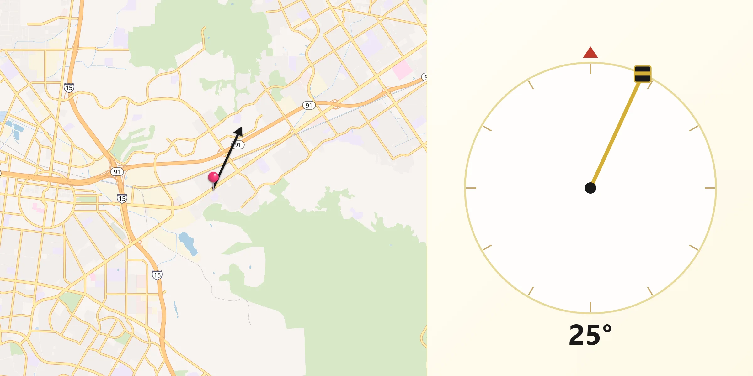 Qibla Direction from Home Gardens