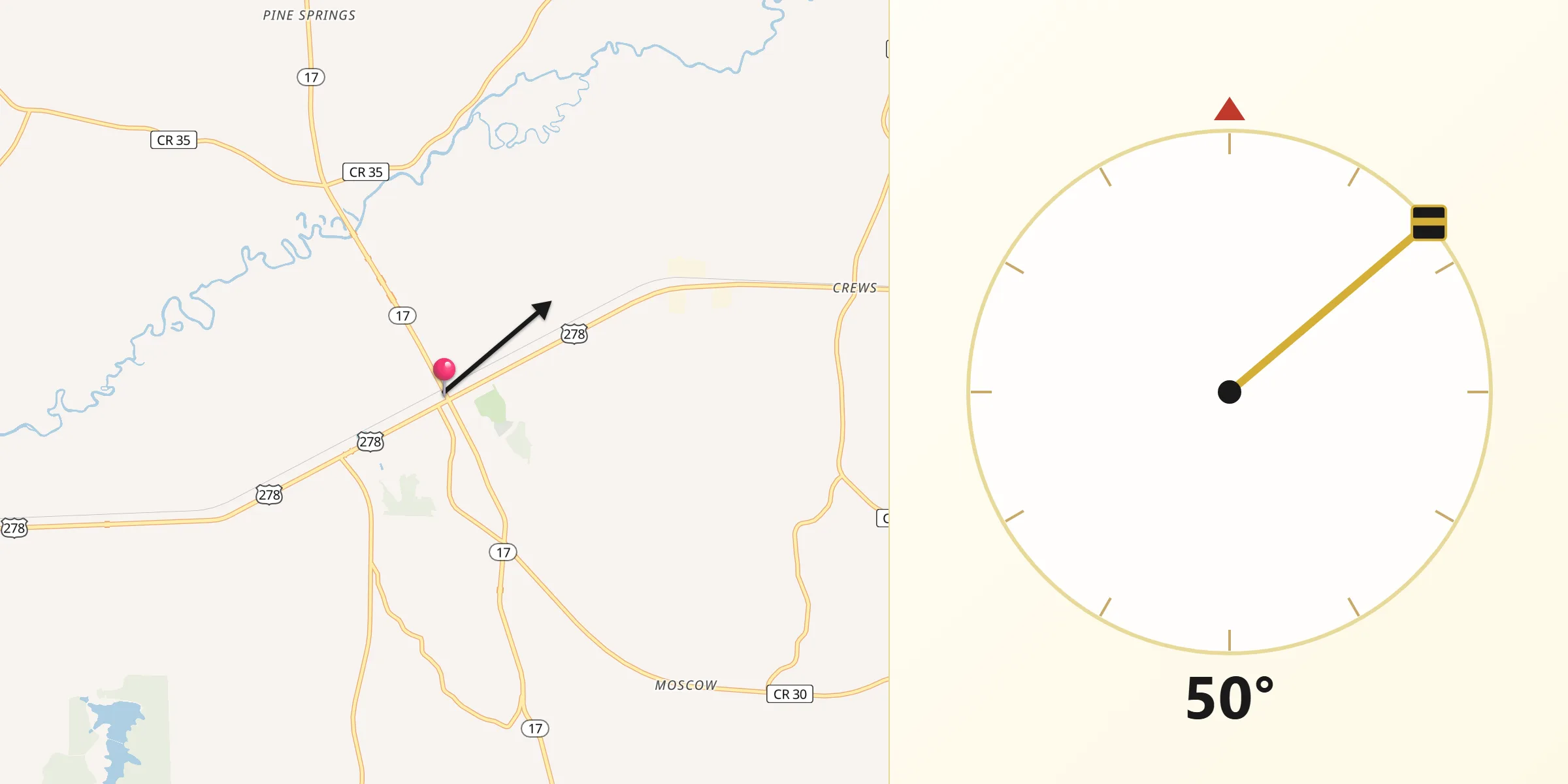 Qibla Direction from Sulligent