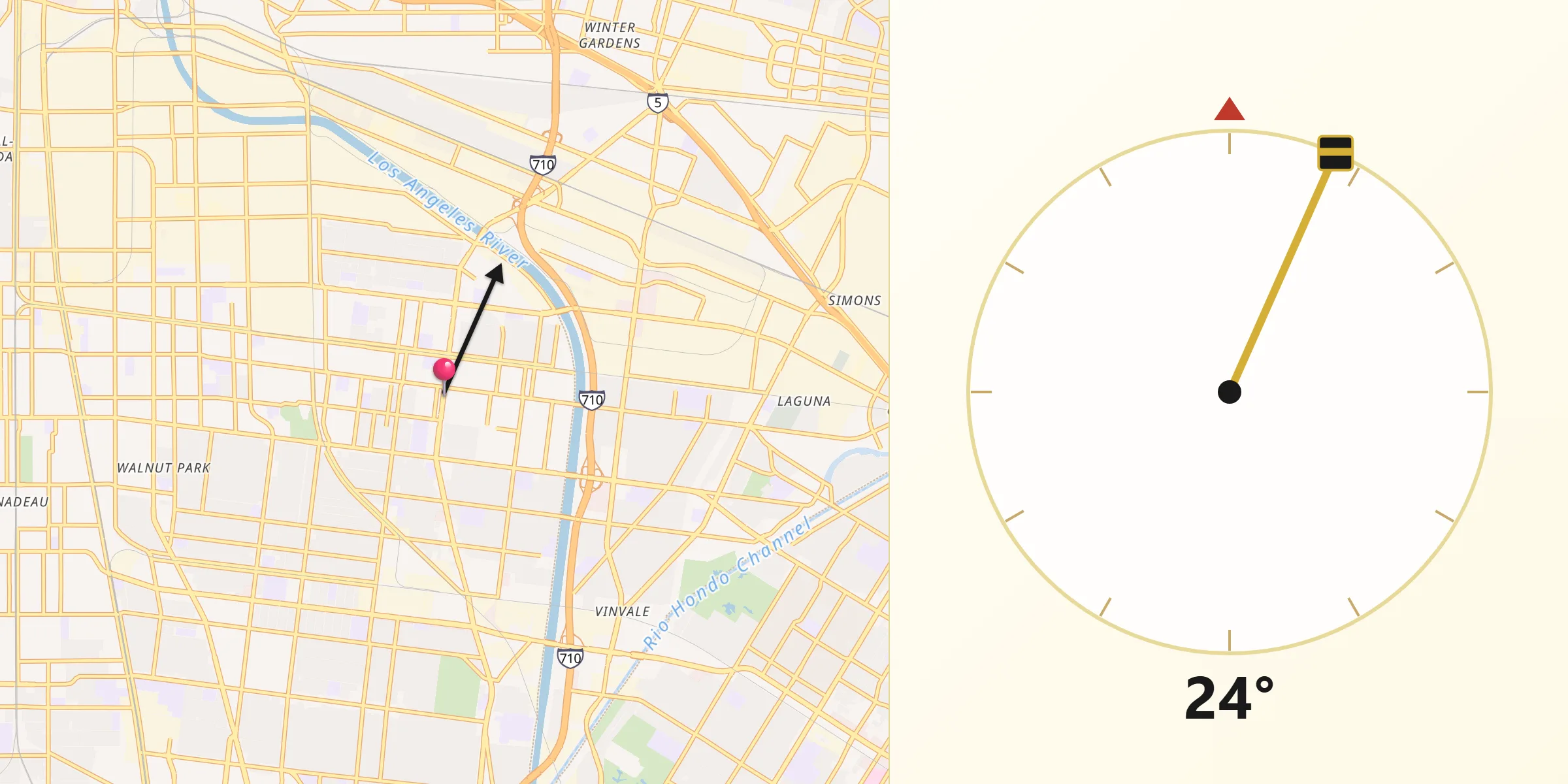 Qibla Direction from Bell