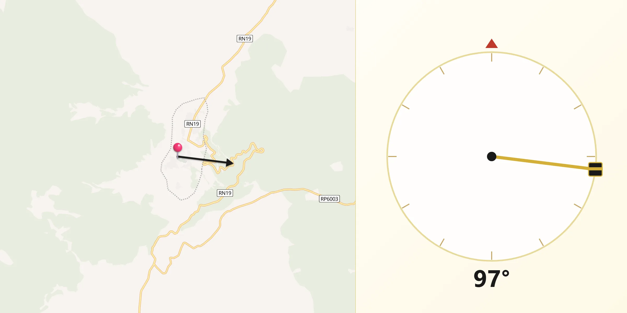 اتجاه القبلة من دبدو