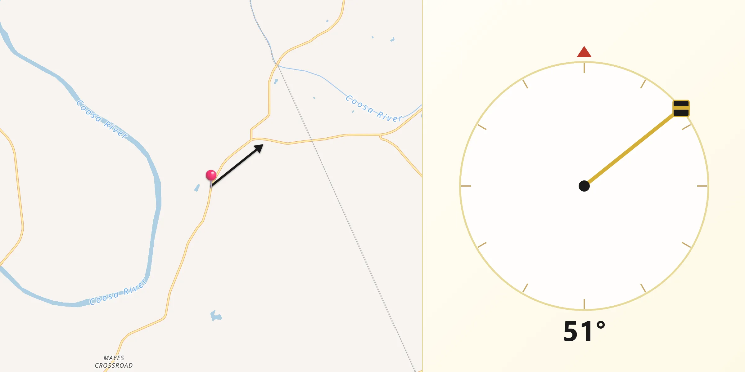 Qibla Direction from Ballplay
