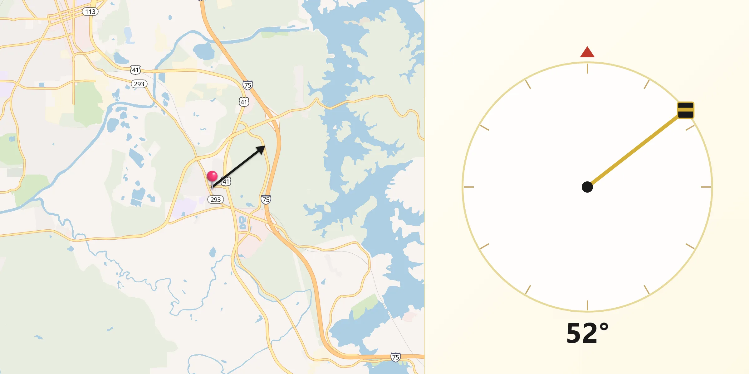 Qibla Direction from Emerson