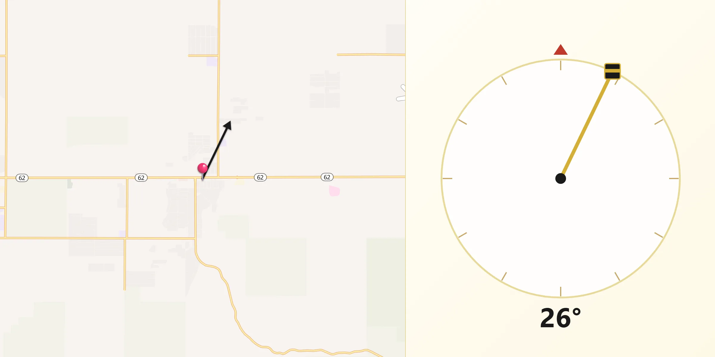 Qibla Direction from Joshua Tree