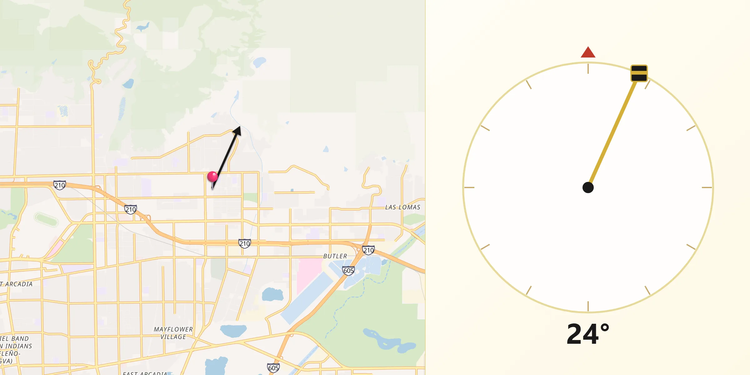 Qibla Direction from Monrovia