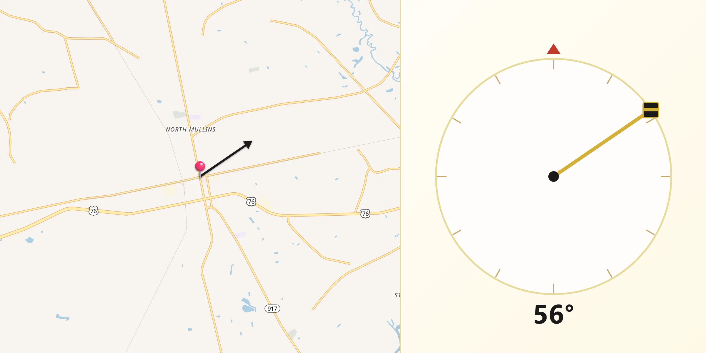 Qibla Direction from Mullins