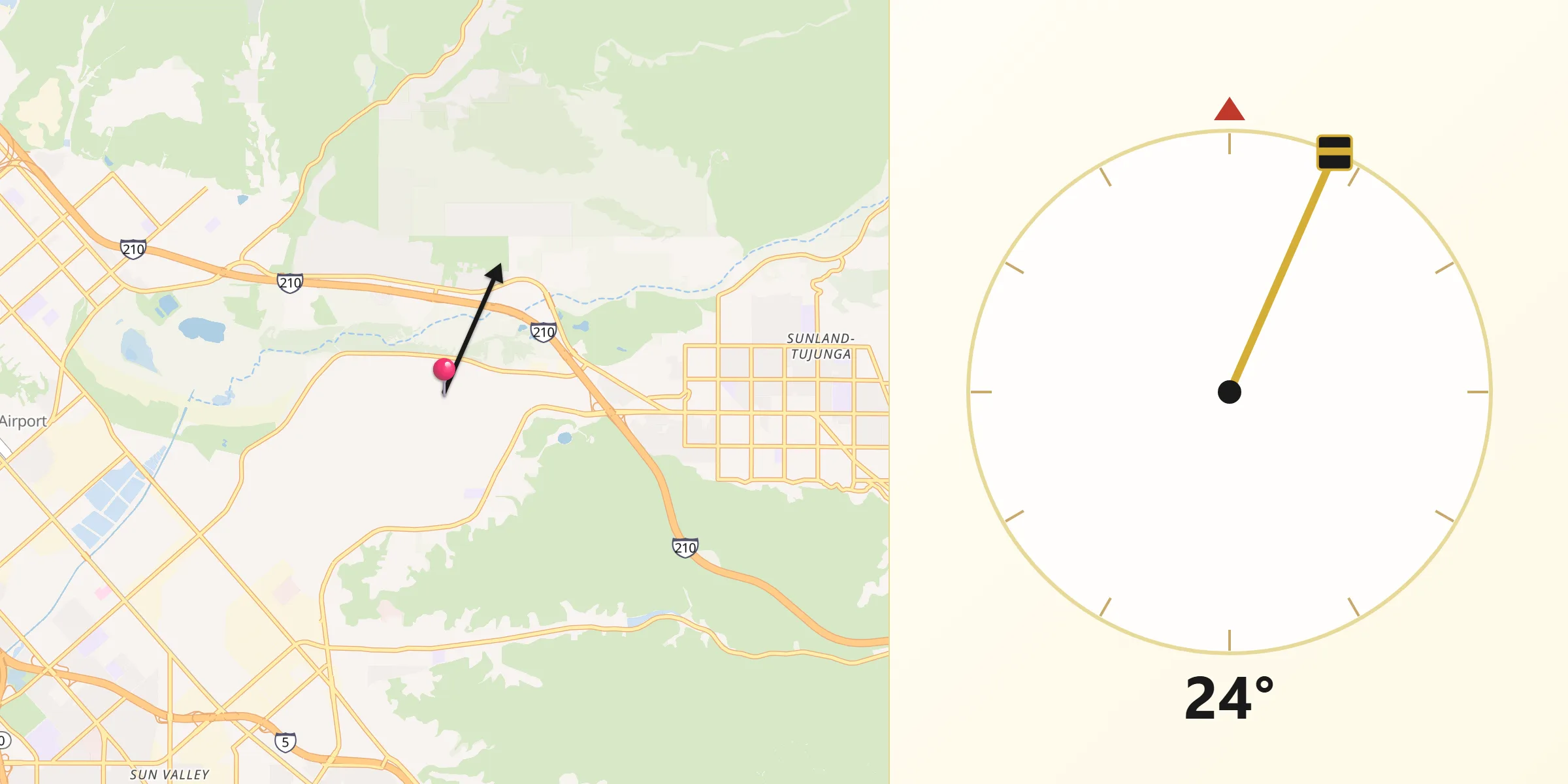 Qibla Direction from Shadow Hills