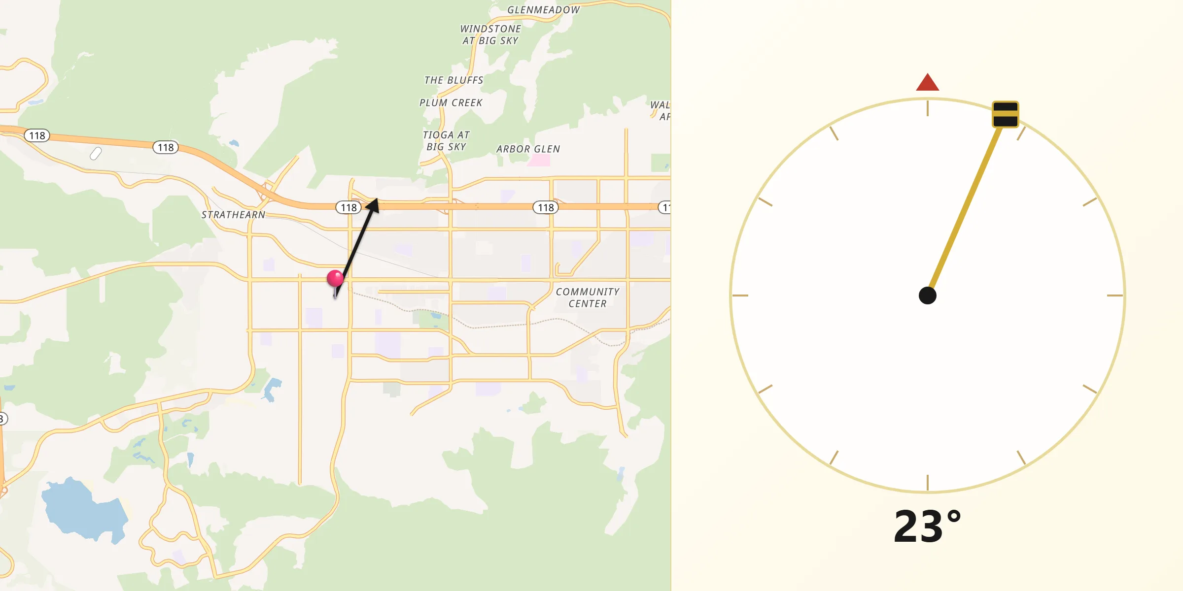 Qibla Direction from Simi Valley