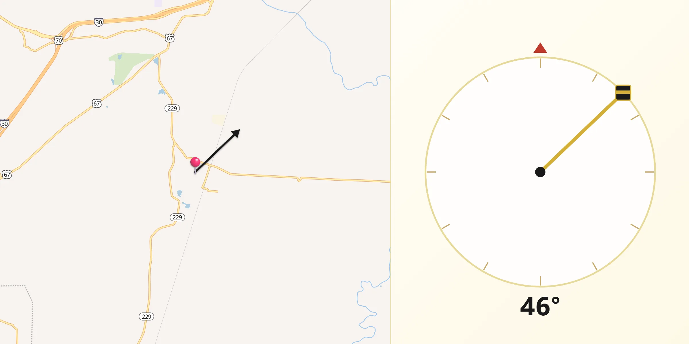 Qibla Direction from Haskell