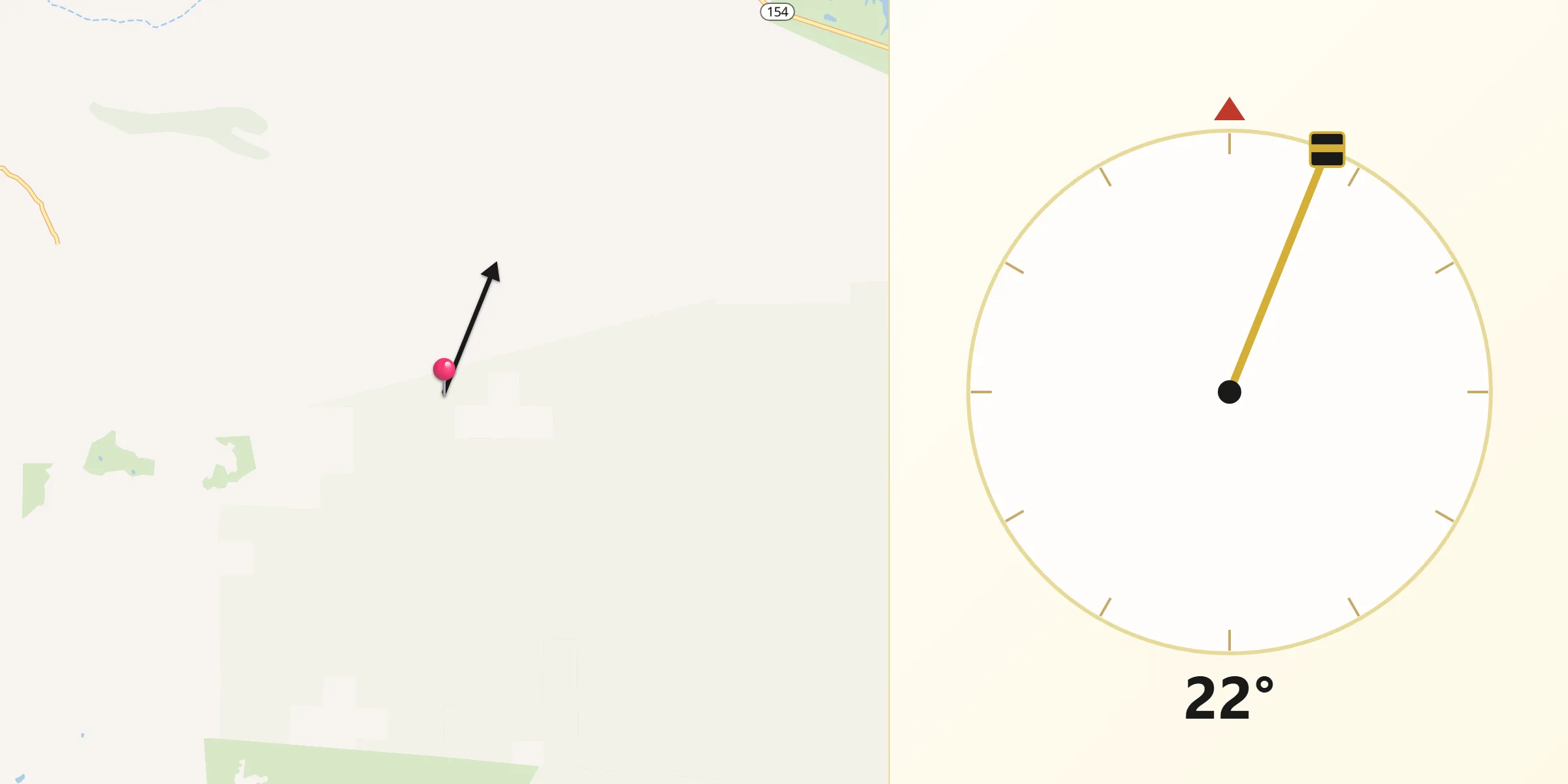 Qibla Direction from Santa Barbara County