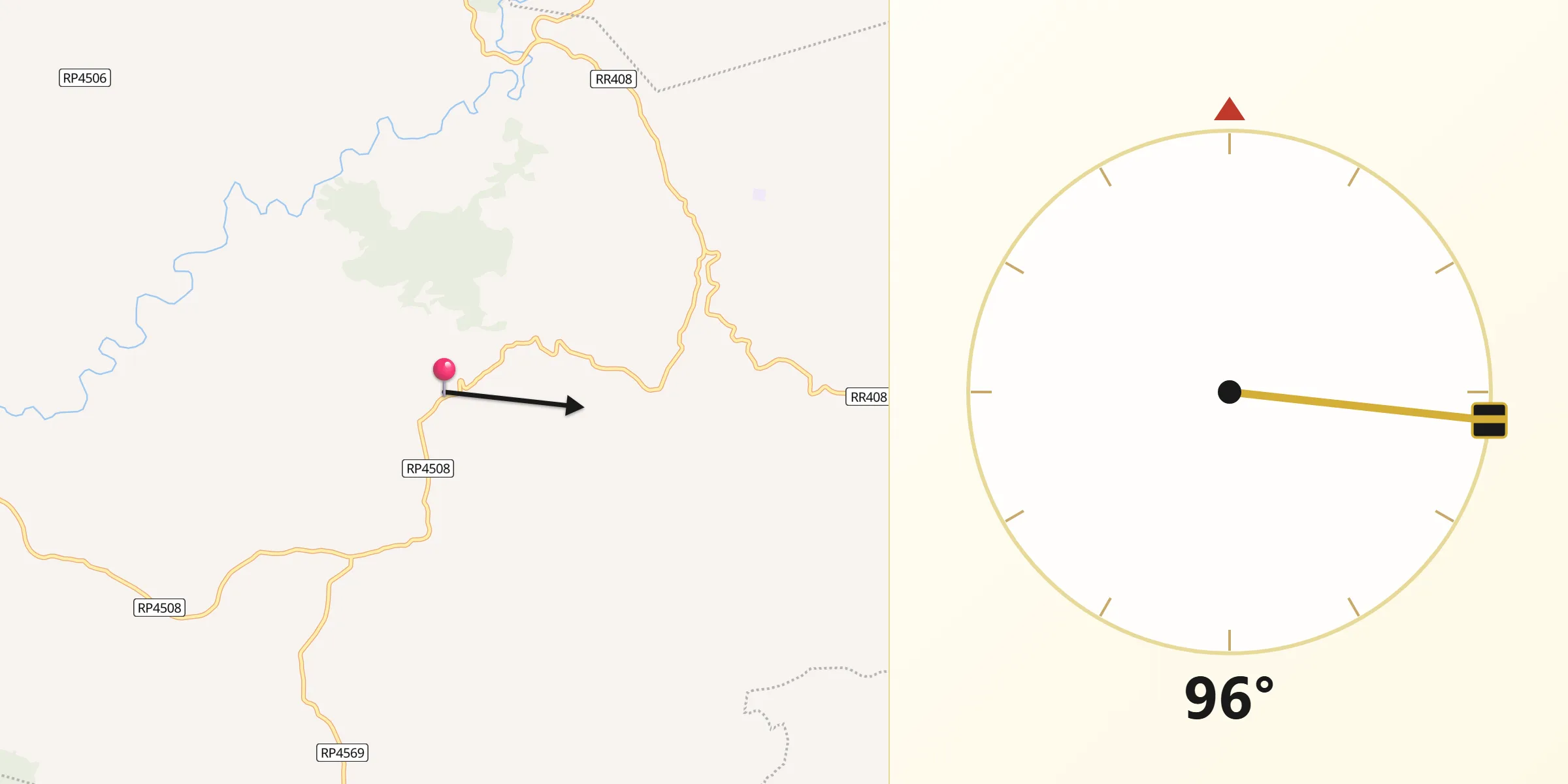 اتجاه القبلة من سيدي رضوان