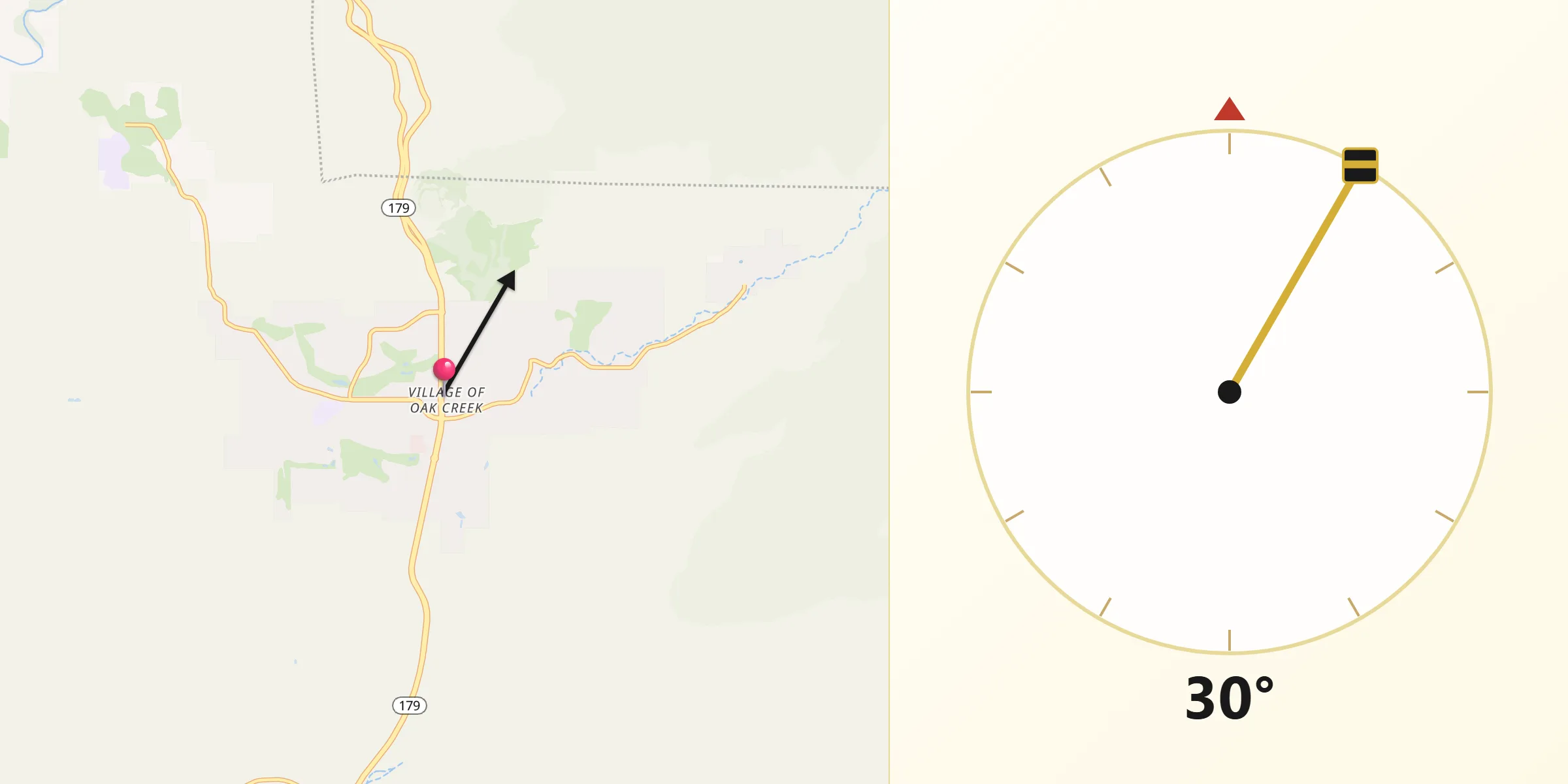 Qibla Direction from Big Park