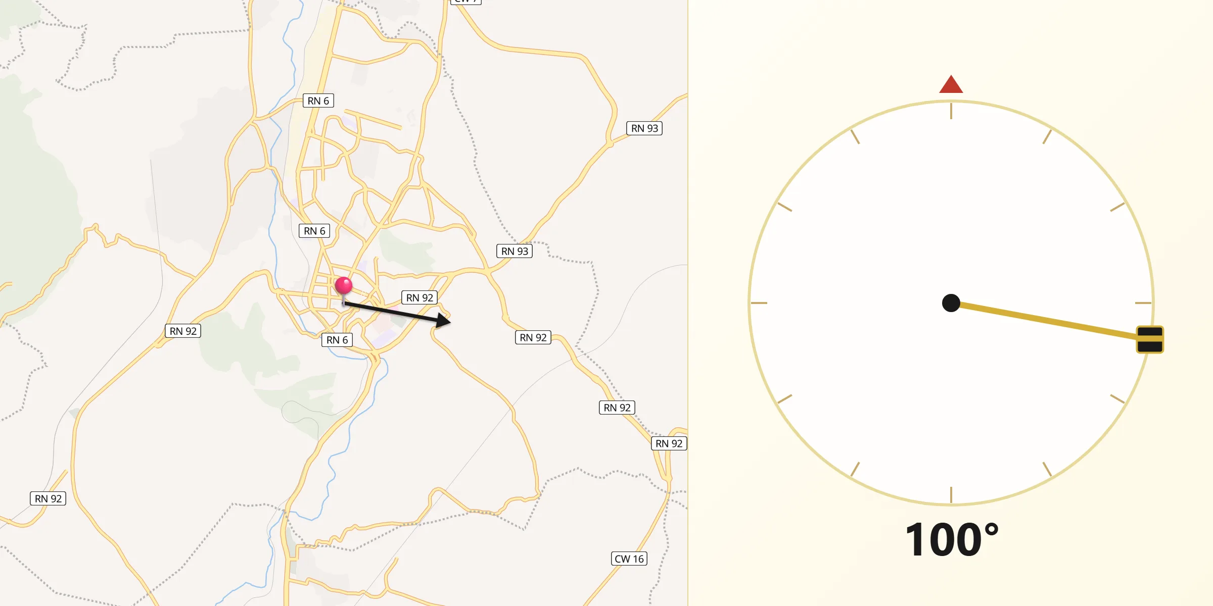 اتجاه القبلة من سعيدة