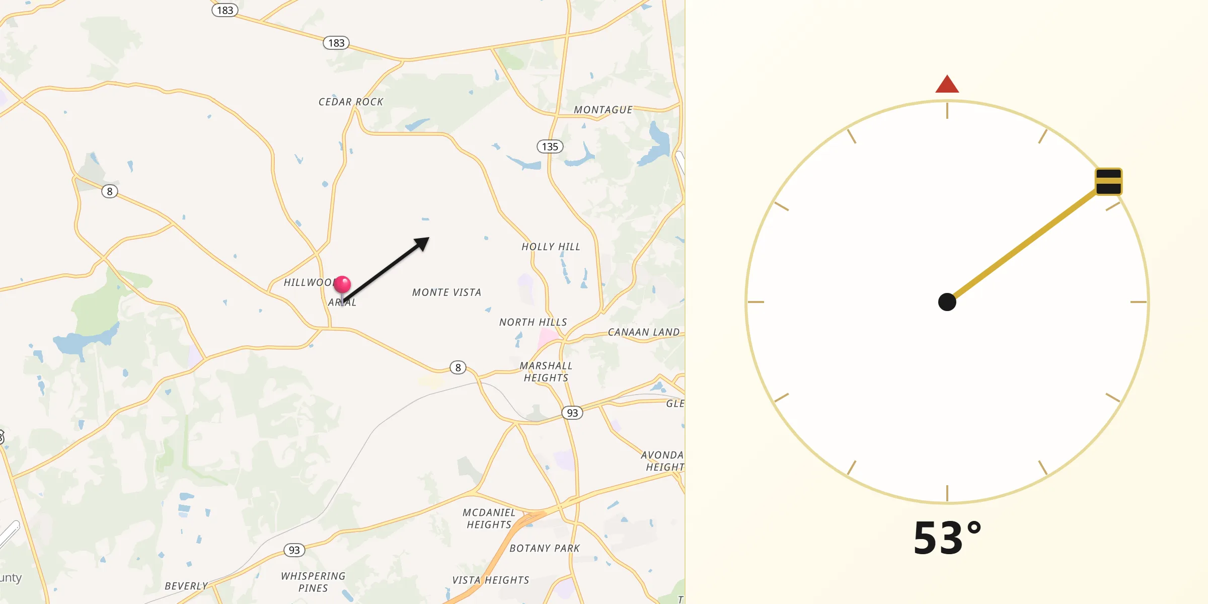 Qibla Direction from Arial