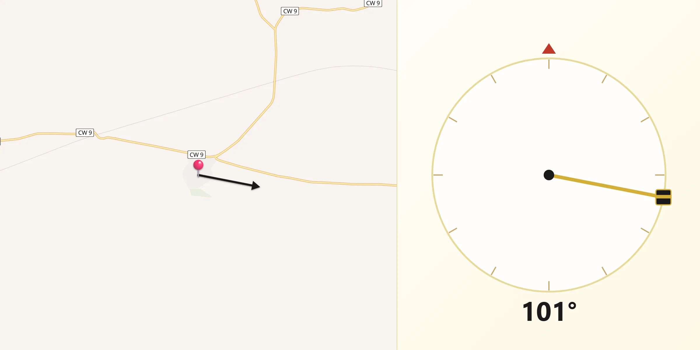 اتجاه القبلة من جبيلات الروصفة