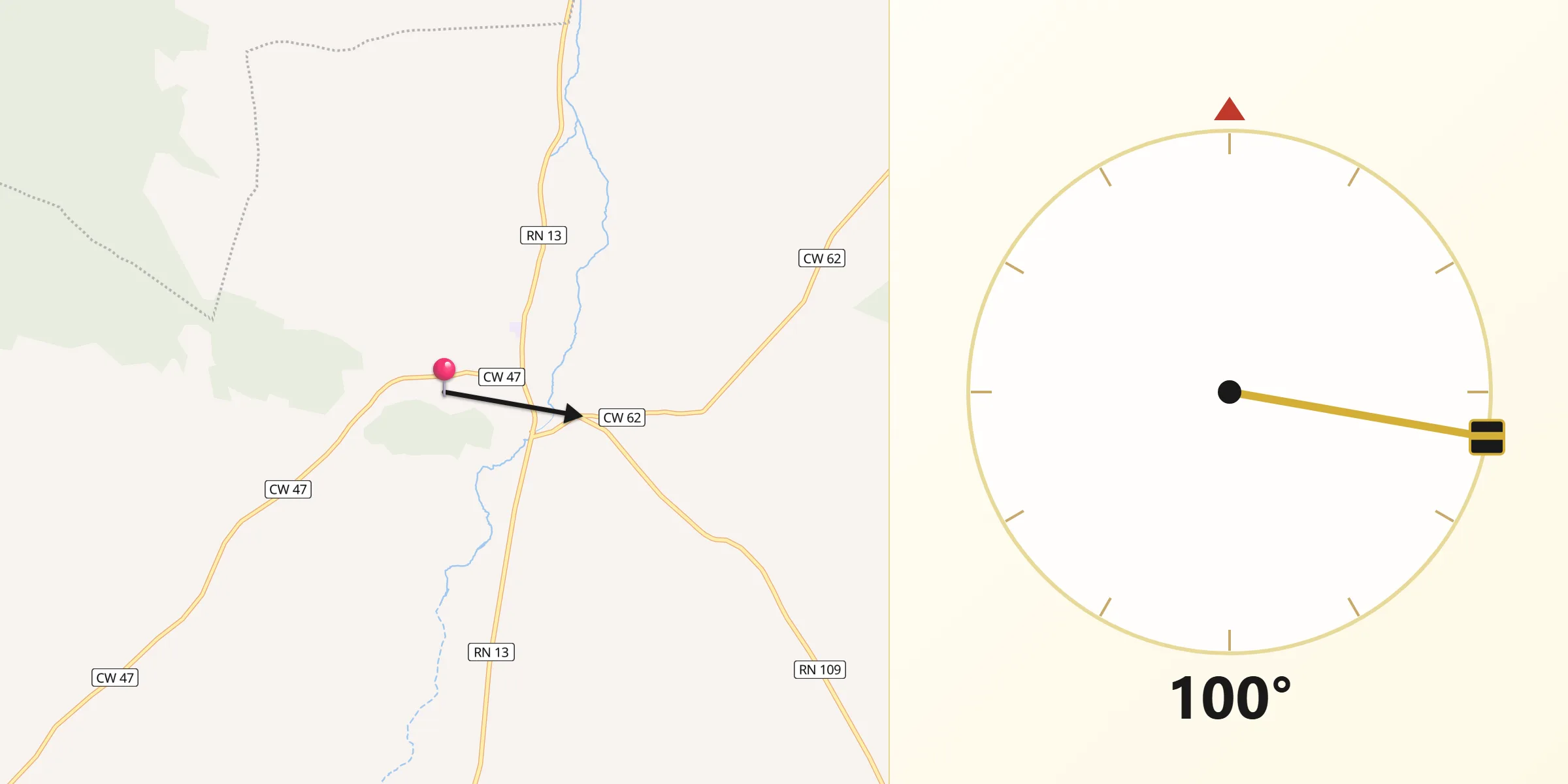 اتجاه القبلة من تغاليمت