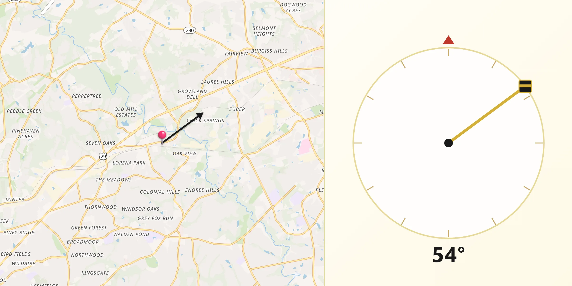 Qibla Direction from Taylors