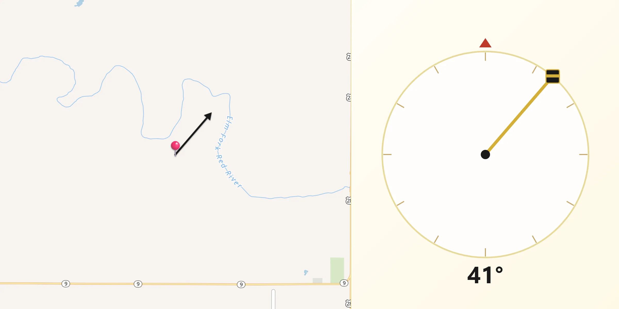 Qibla Direction from Greer