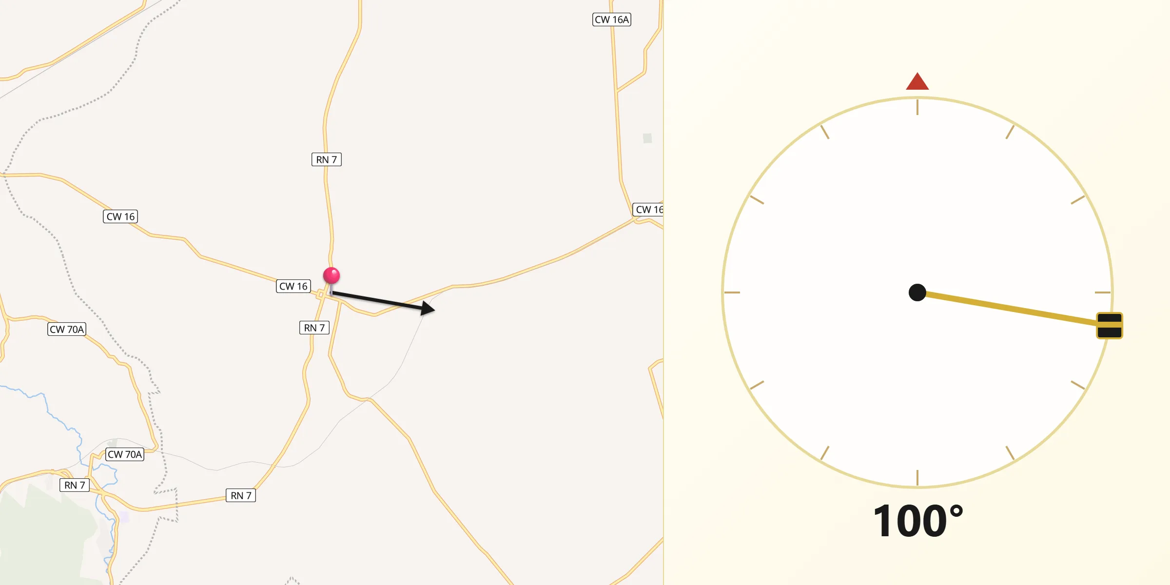 اتجاه القبلة من بن باديس