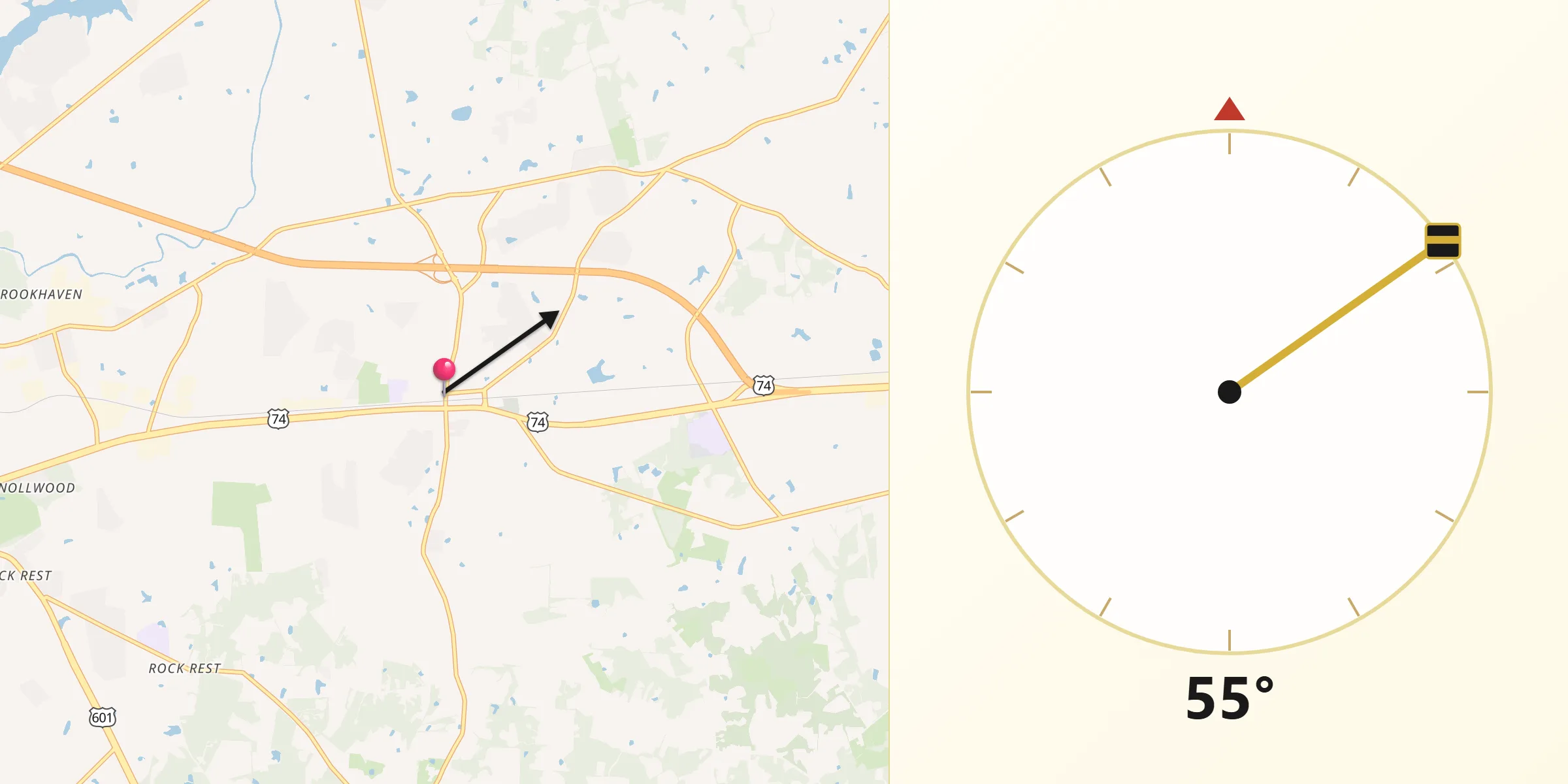 Qibla Direction from Wingate