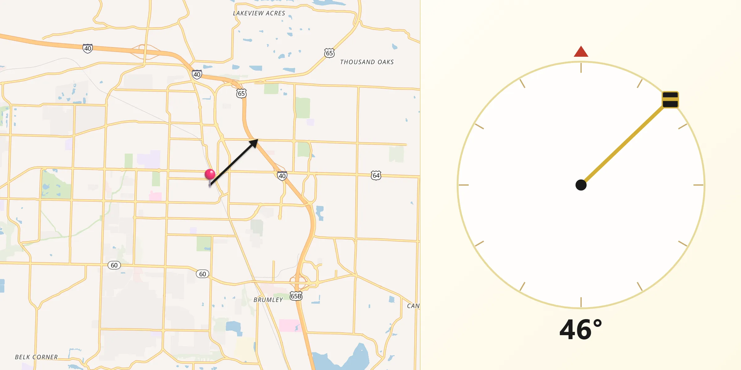 Qibla Direction from Conway