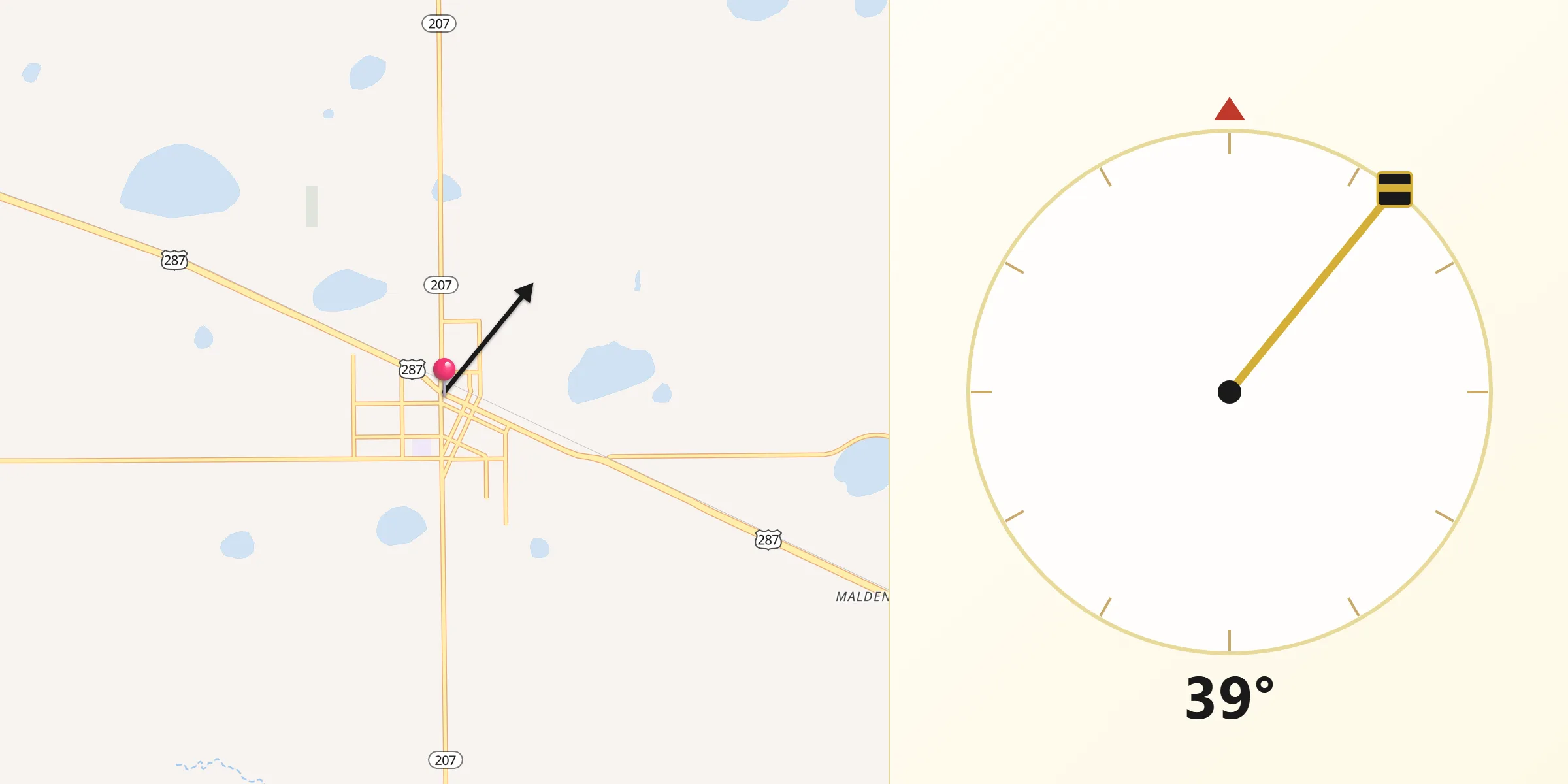 Qibla Direction from Claude