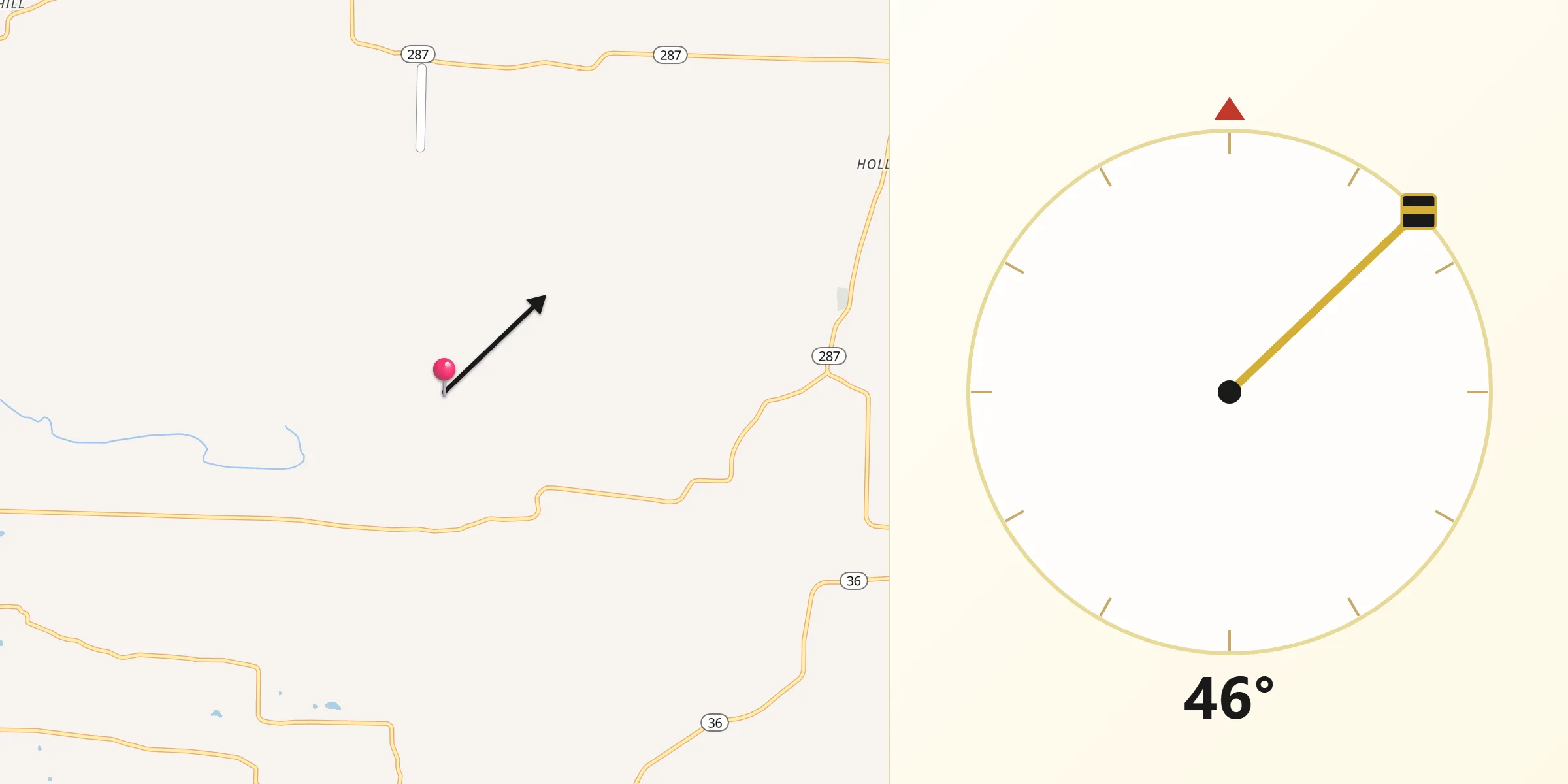 Qibla Direction from Faulkner