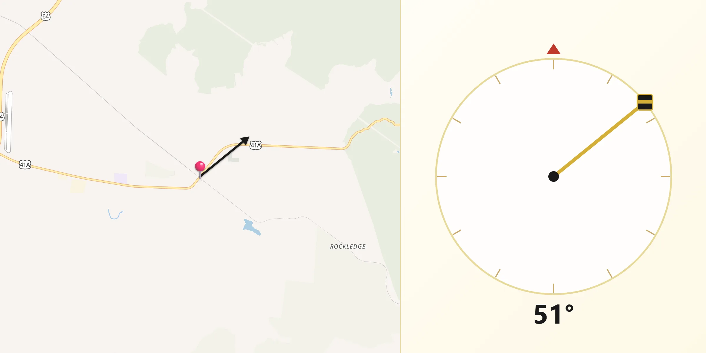 Qibla Direction from Cowan
