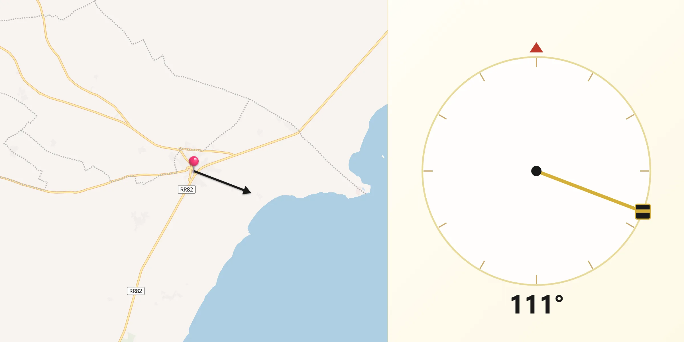 اتجاه القبلة من ملولش