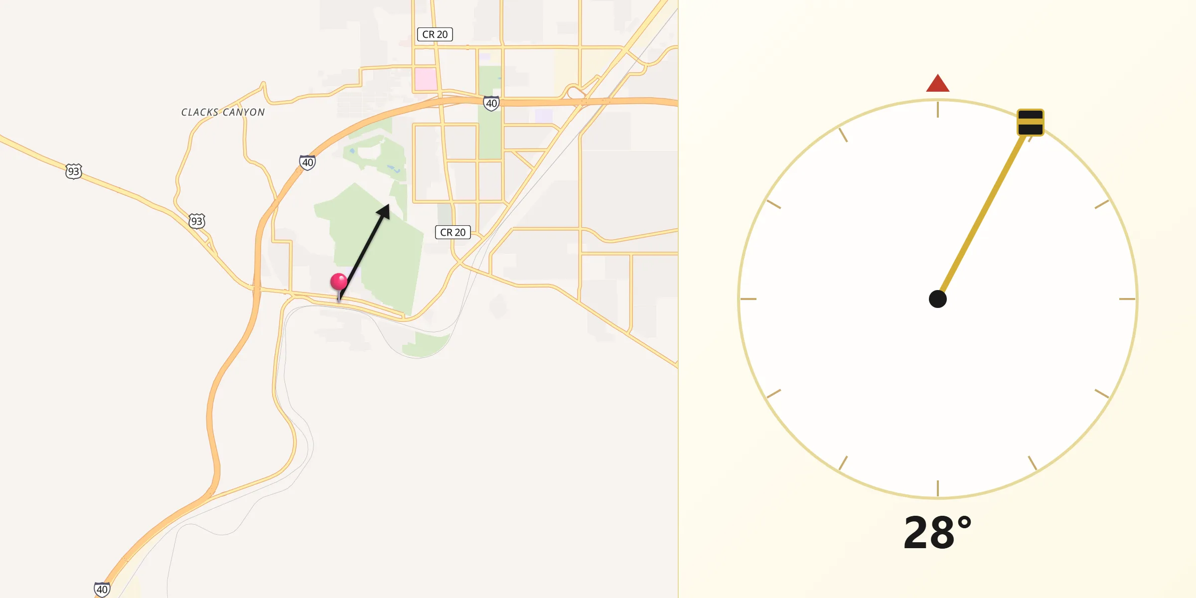 Qibla Direction from Kingman
