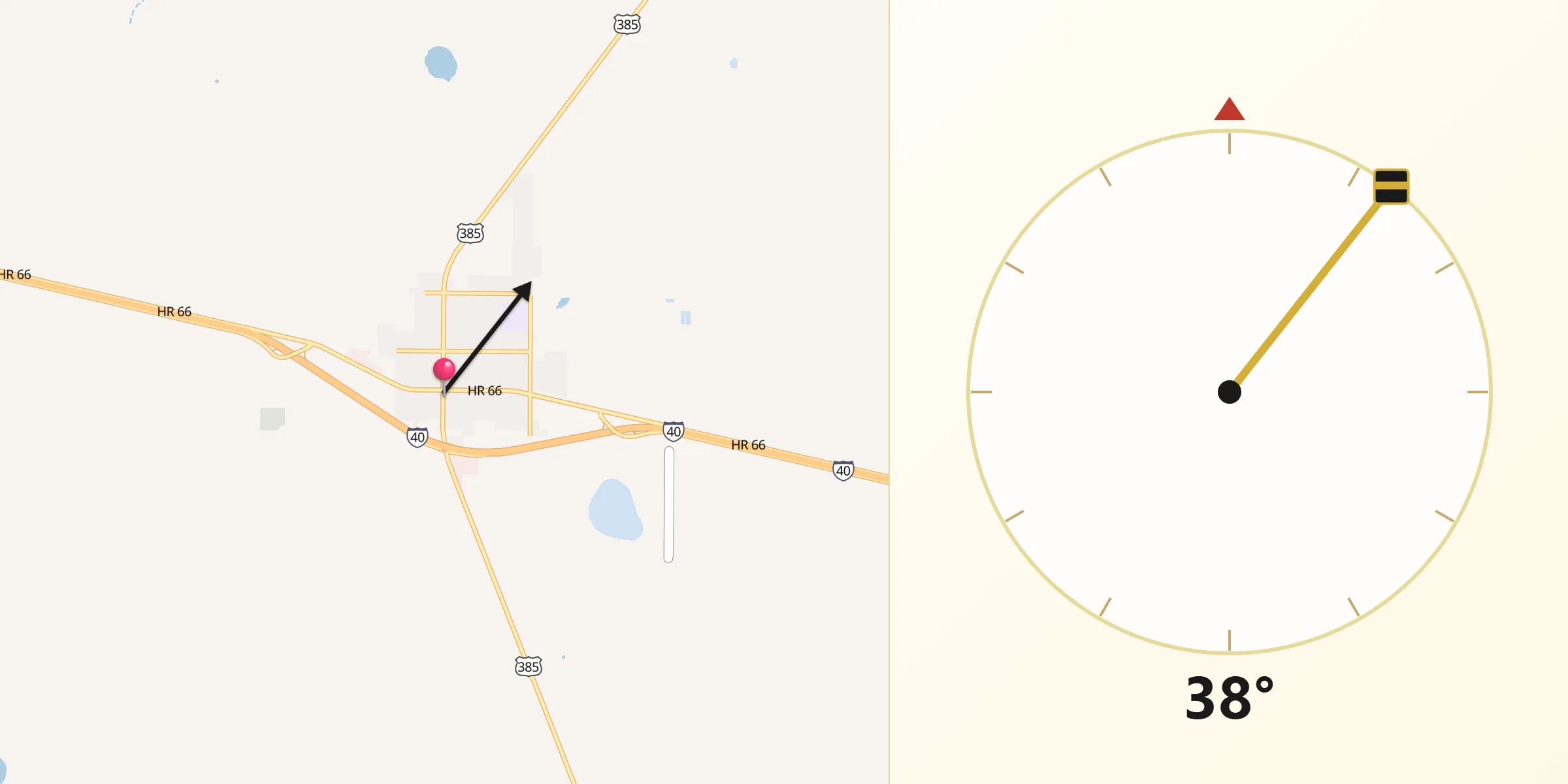 Qibla Direction from Vega