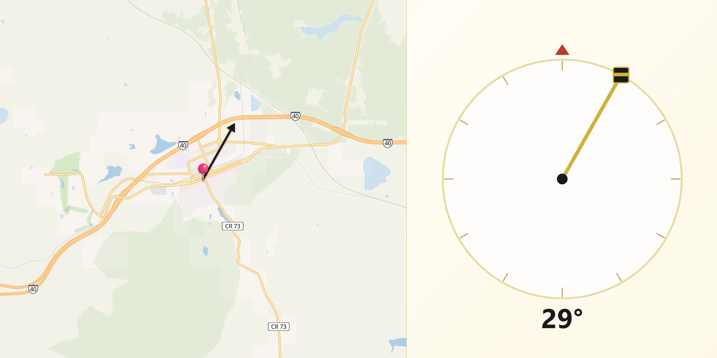 Qibla Direction from Williams
