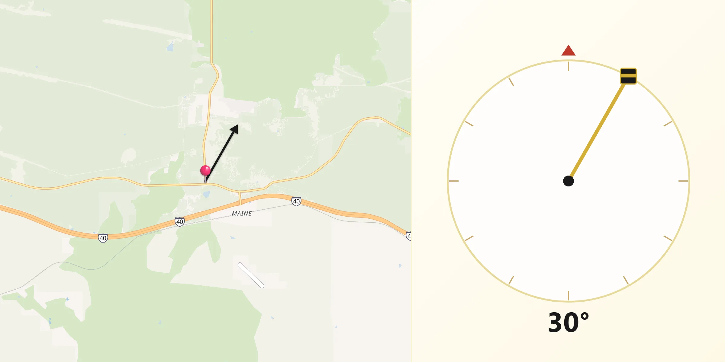 Qibla Direction from Parks