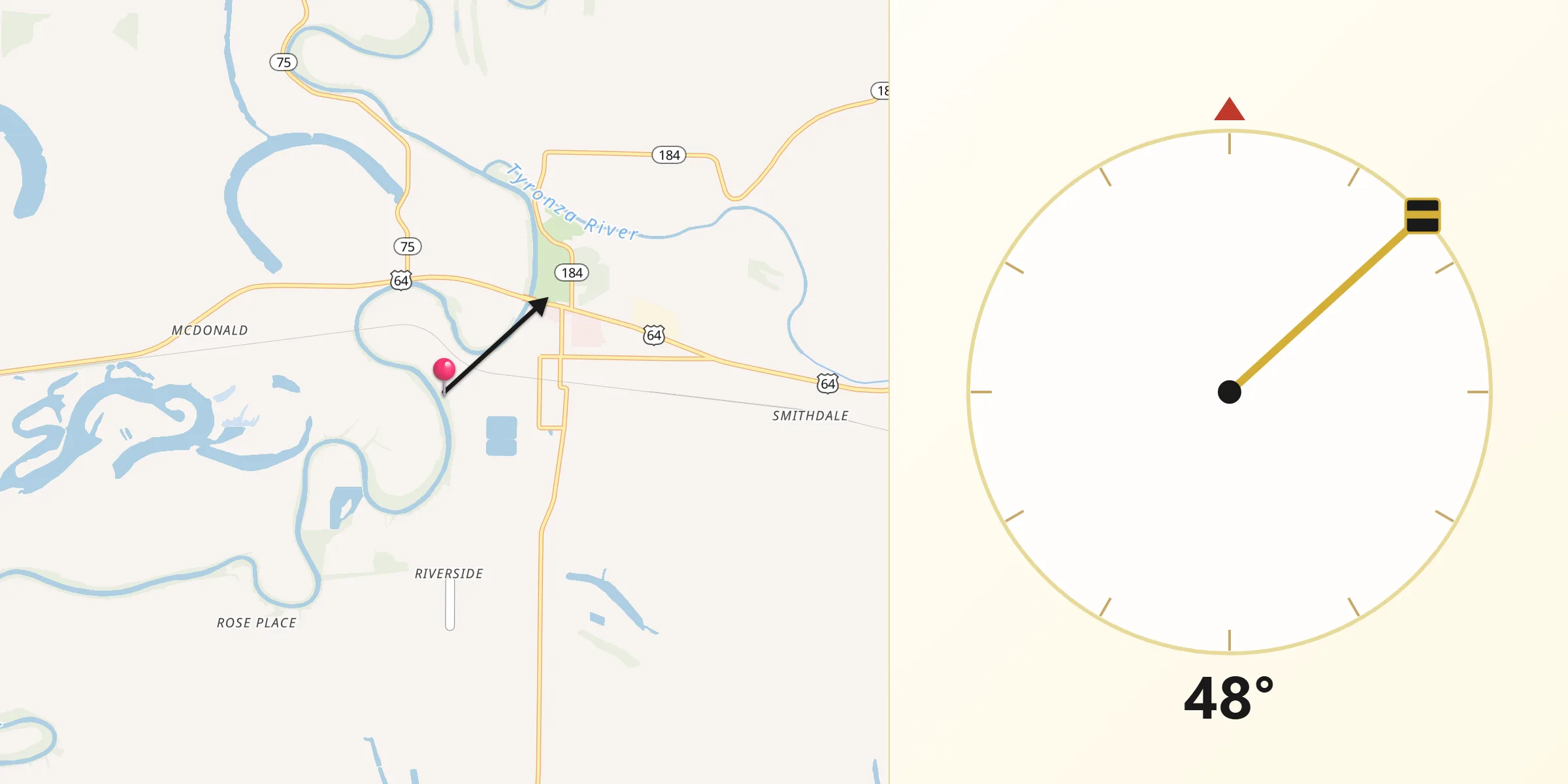 Qibla Direction from Parkin