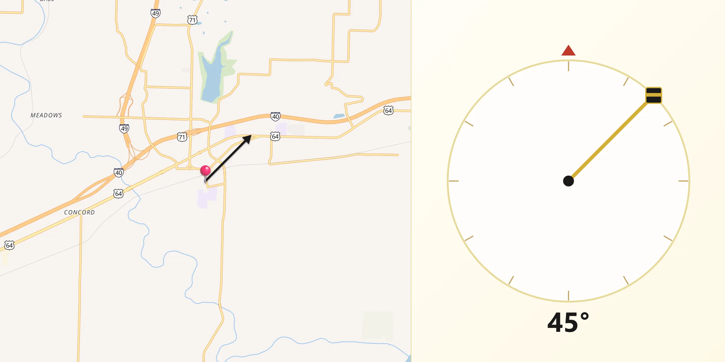Qibla Direction from Alma