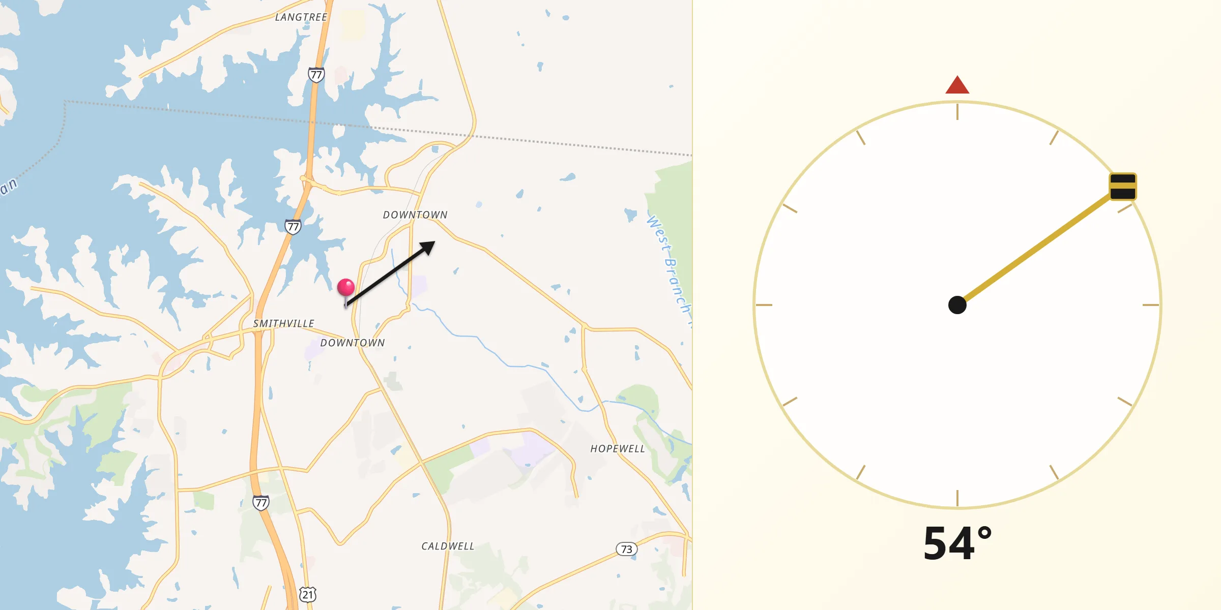 Qibla Direction from Cornelius