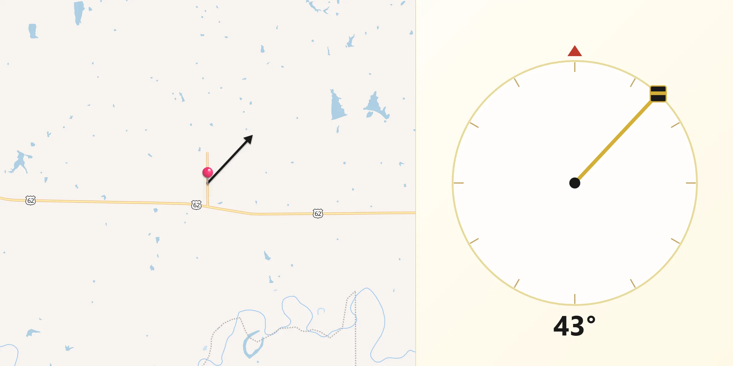 Qibla Direction from Boley