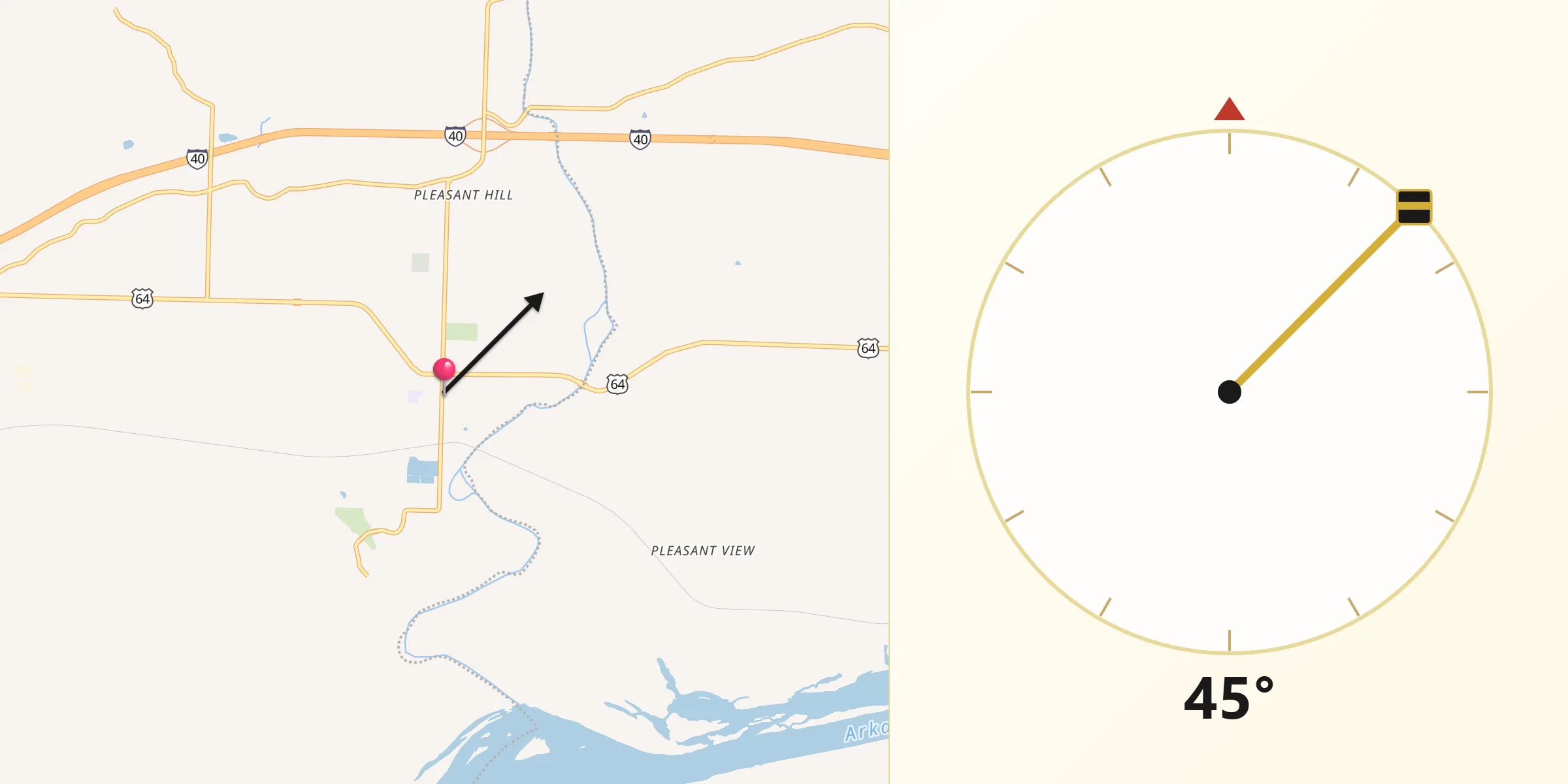 Qibla Direction from Mulberry