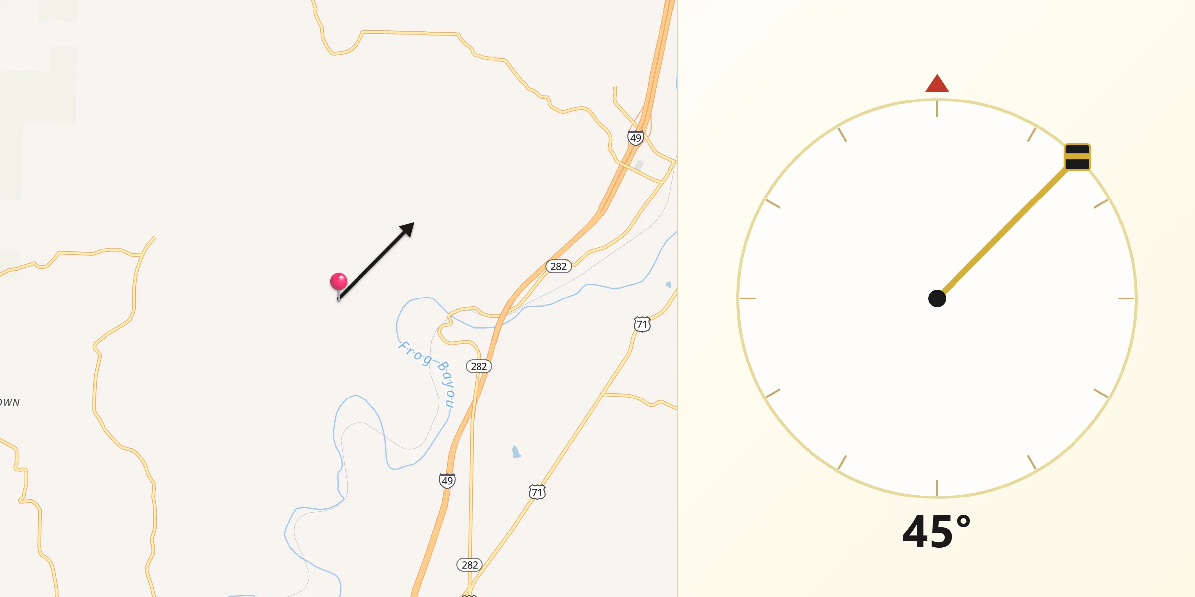 Qibla Direction from Crawford