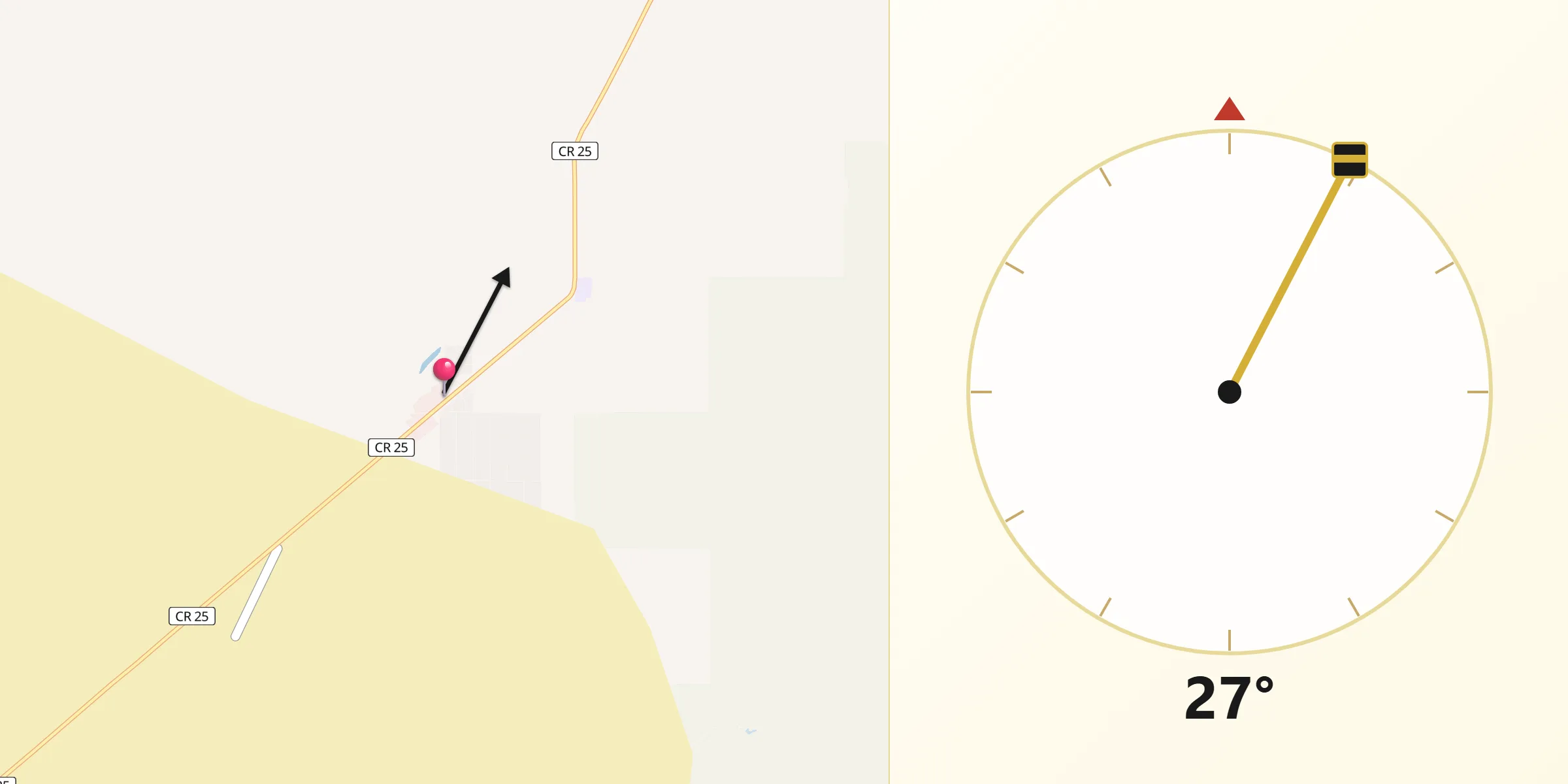 Qibla Direction from Dolan Springs