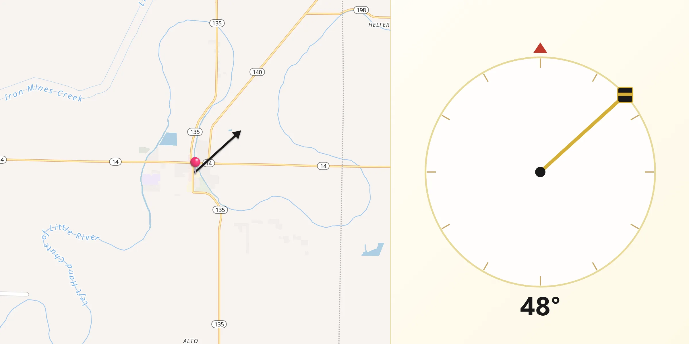 Qibla Direction from Lepanto