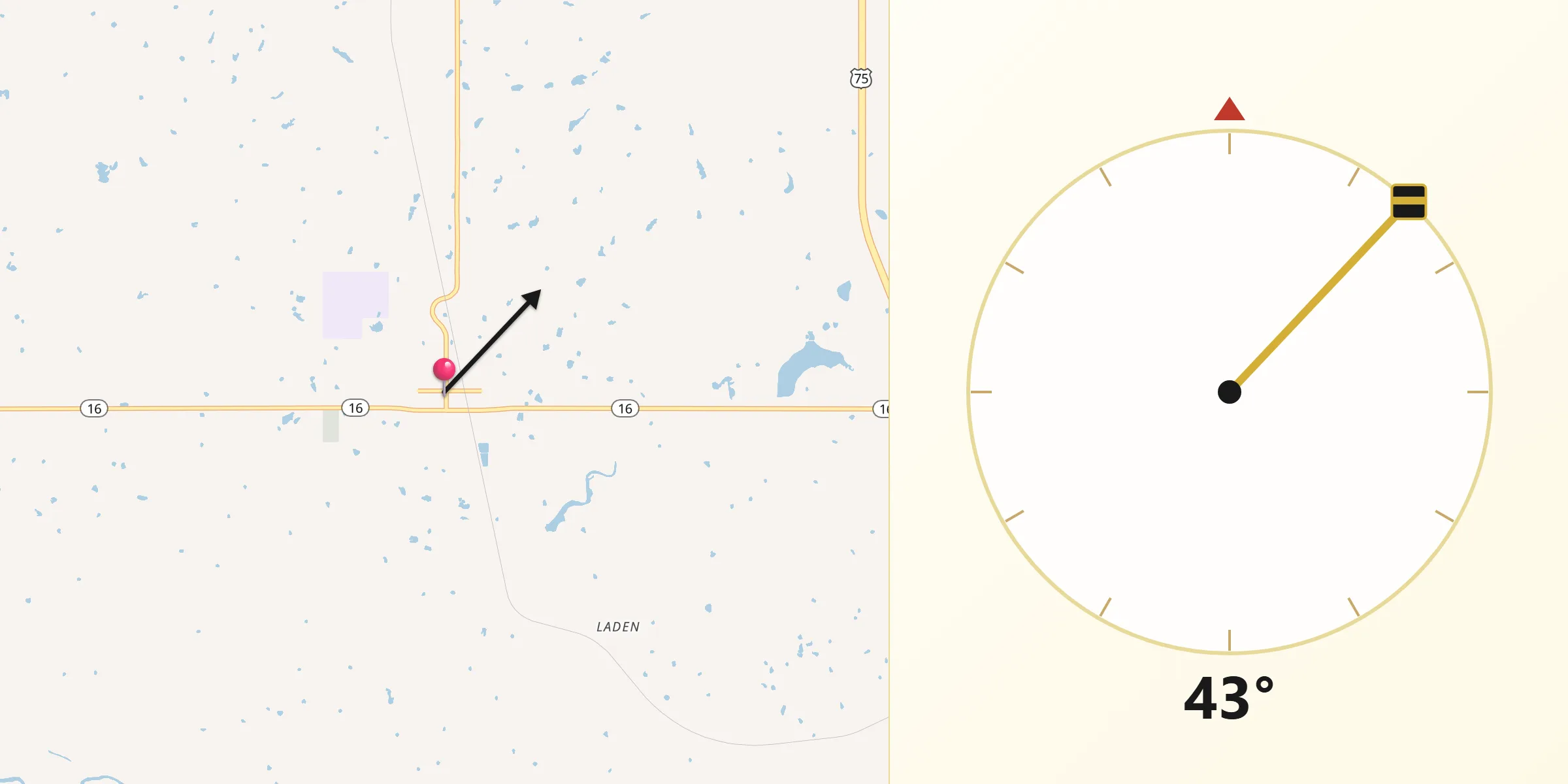 Qibla Direction from Beggs