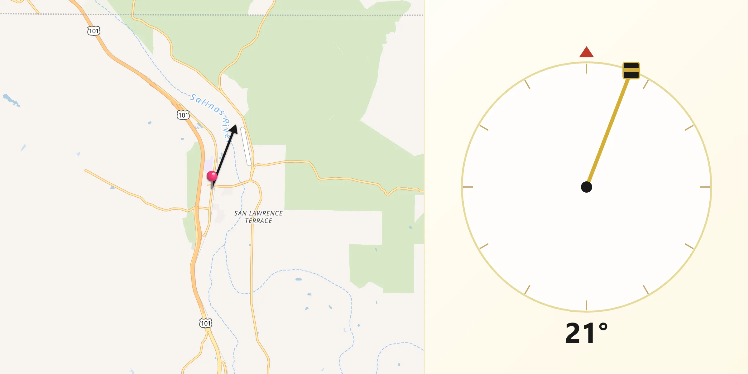 Qibla Direction from San Miguel